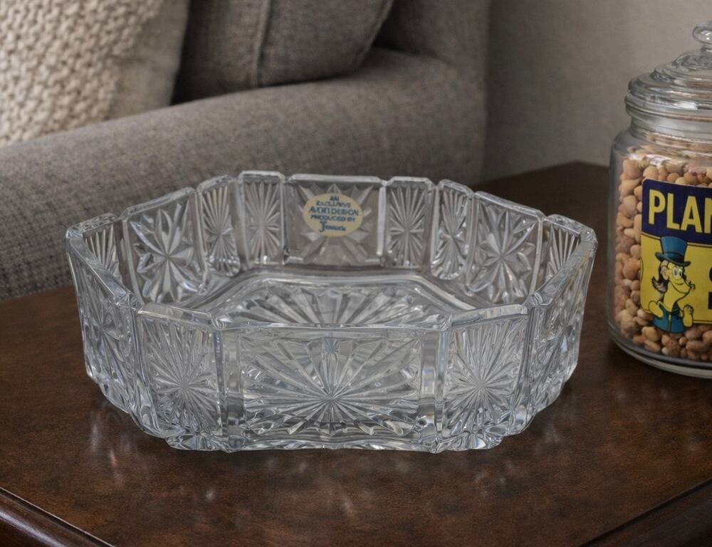 Vintage 1970’s Fostoria for Avon Cut Crystal Trinket Dish
